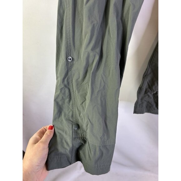 REI Co-Op Nylon Convertible Roll Up Hiking Trail Cargo Pants Green - Picture 11 of 11